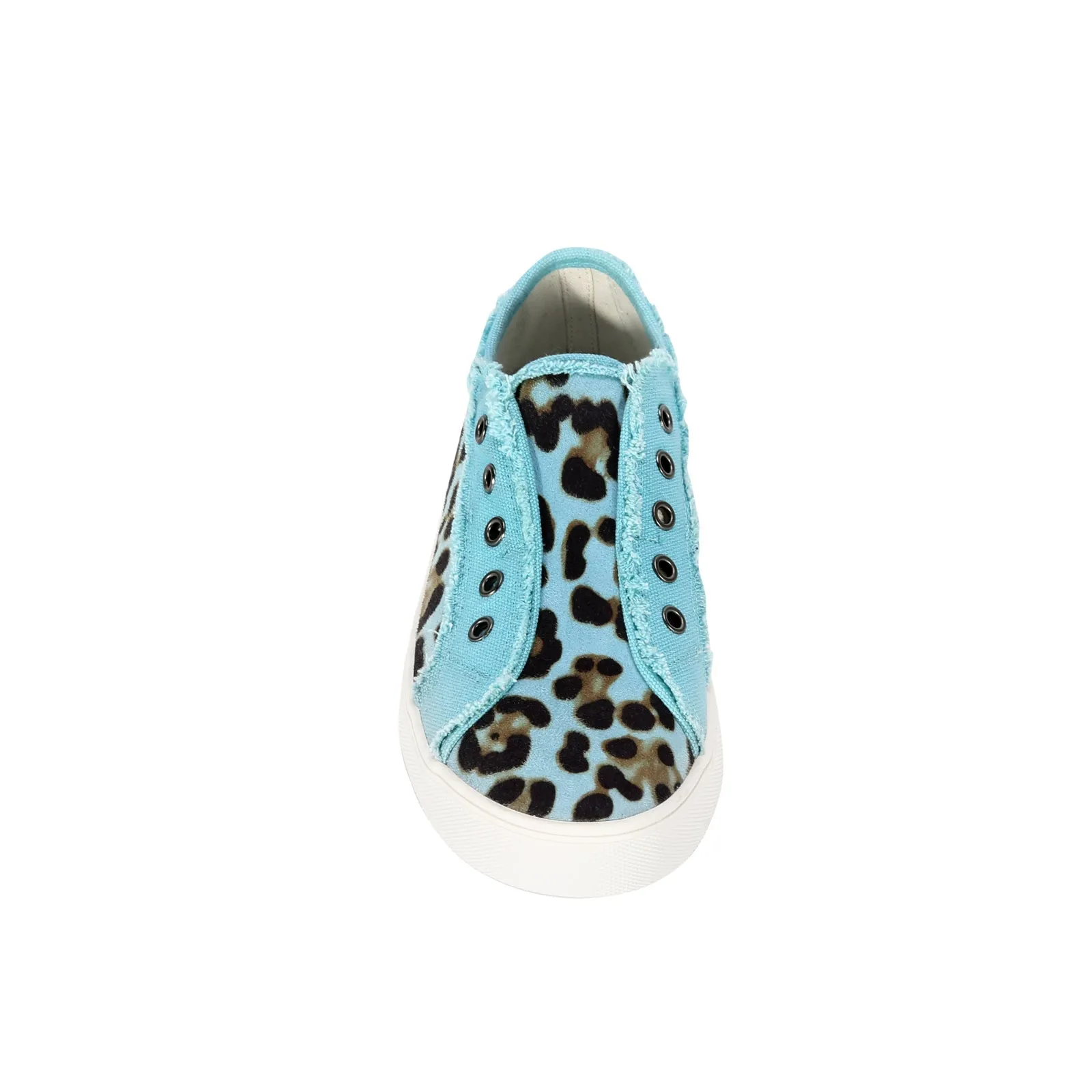 900-S002 Montana West Leopard Hair-On Canvas Shoes - By Case (12 Paris/Case)