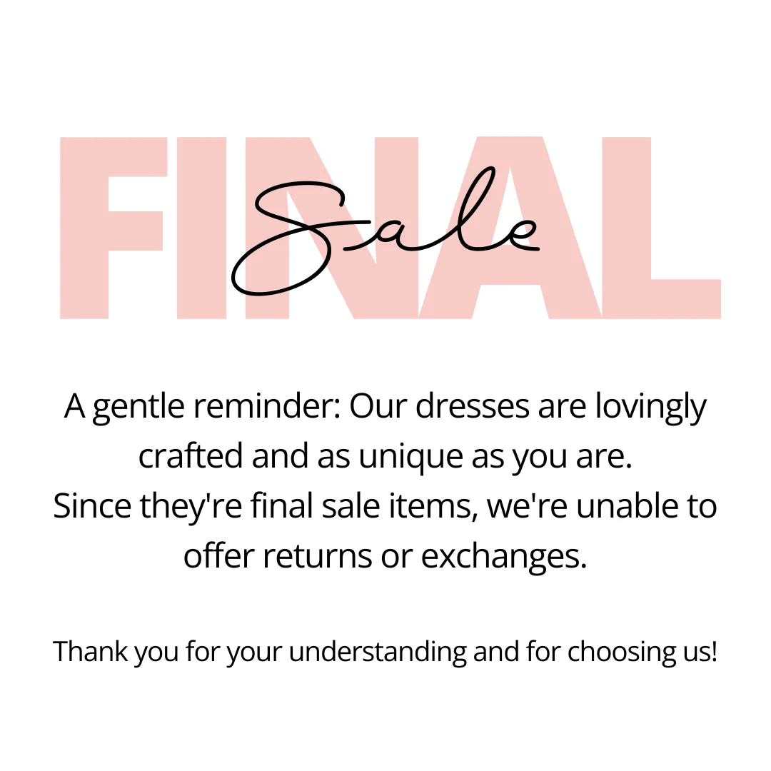 Alice Floral Mini Dress~Final Sale~No Exchanges or Returns