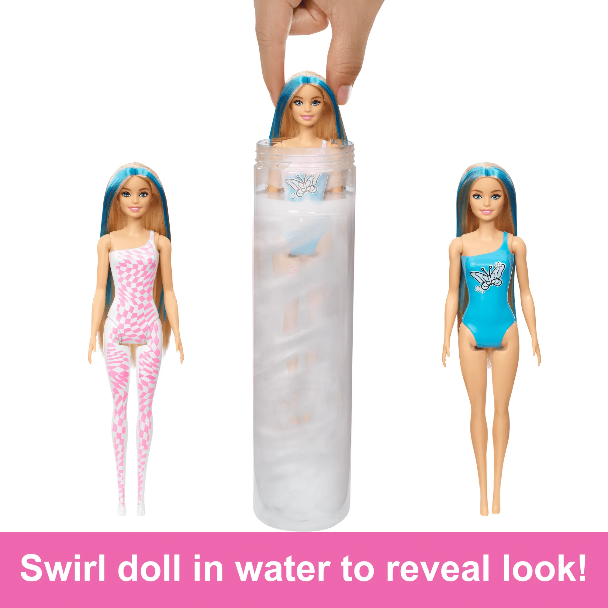 Barbie Color Reveal Rainbow-inspired Series Doll & Accessories With 6 Surprises, Color-Change Bodice