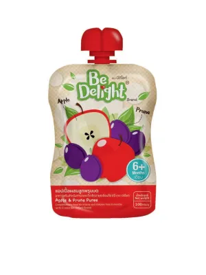 Be Delight Apple & Prune Puree 6m 