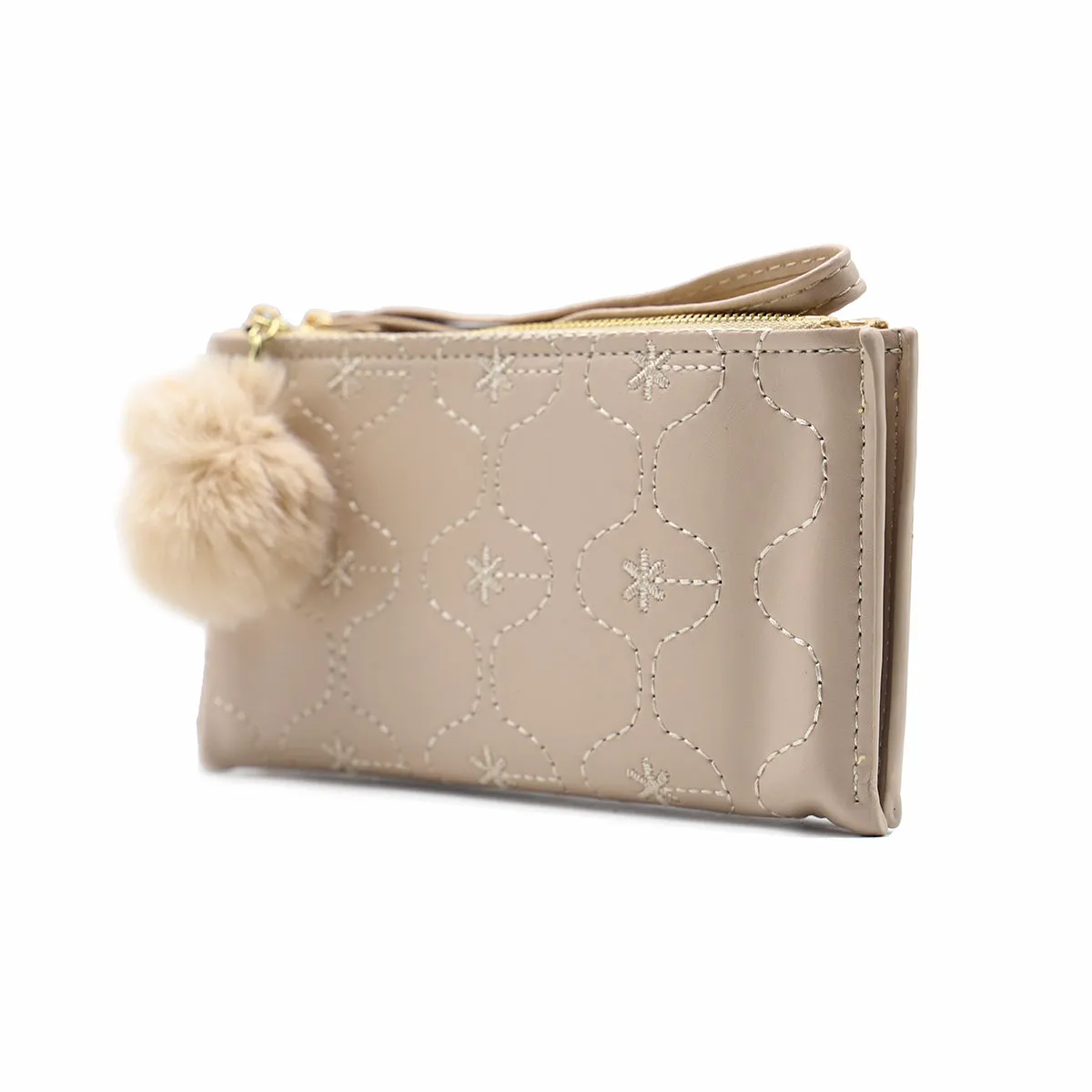 Beige Casual Wallet W00W00027