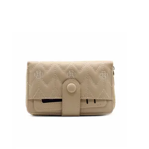 Beige Casual Wallet W00W00028