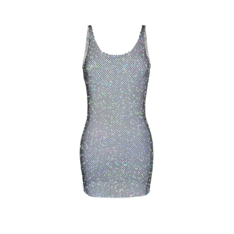 BerryBetty - Cathy Glitter See Through Sexy Mini Dress