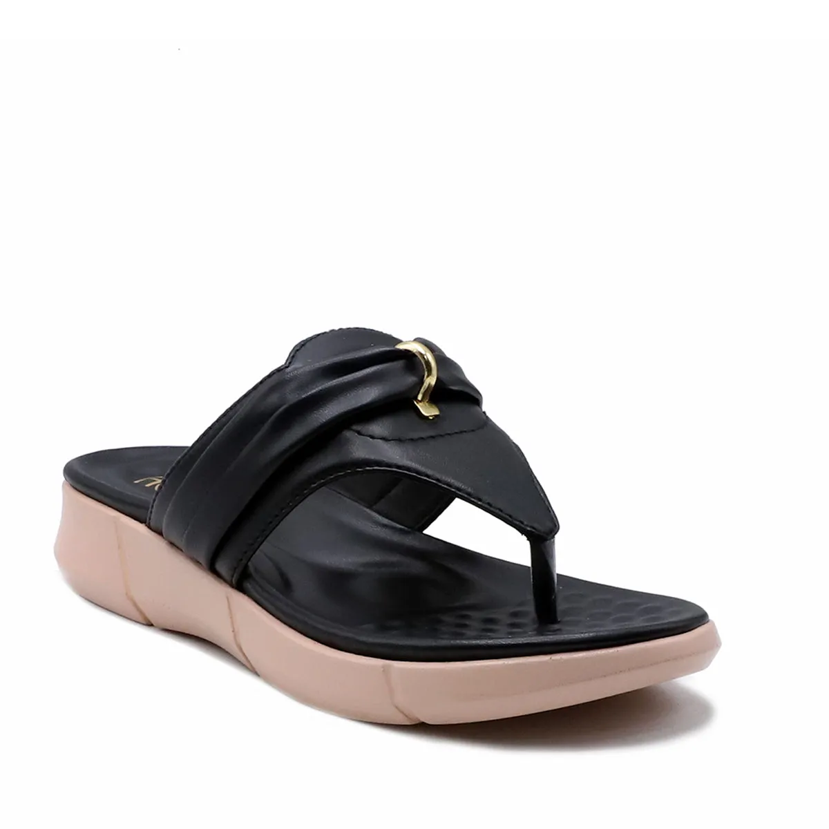 Black Casual Chappal L00700006