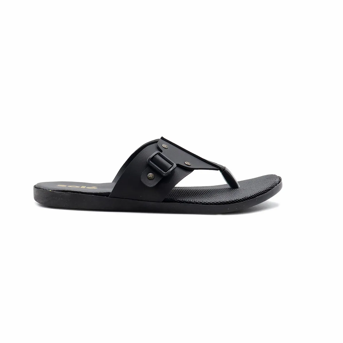 Black Casual Chappal M00100005