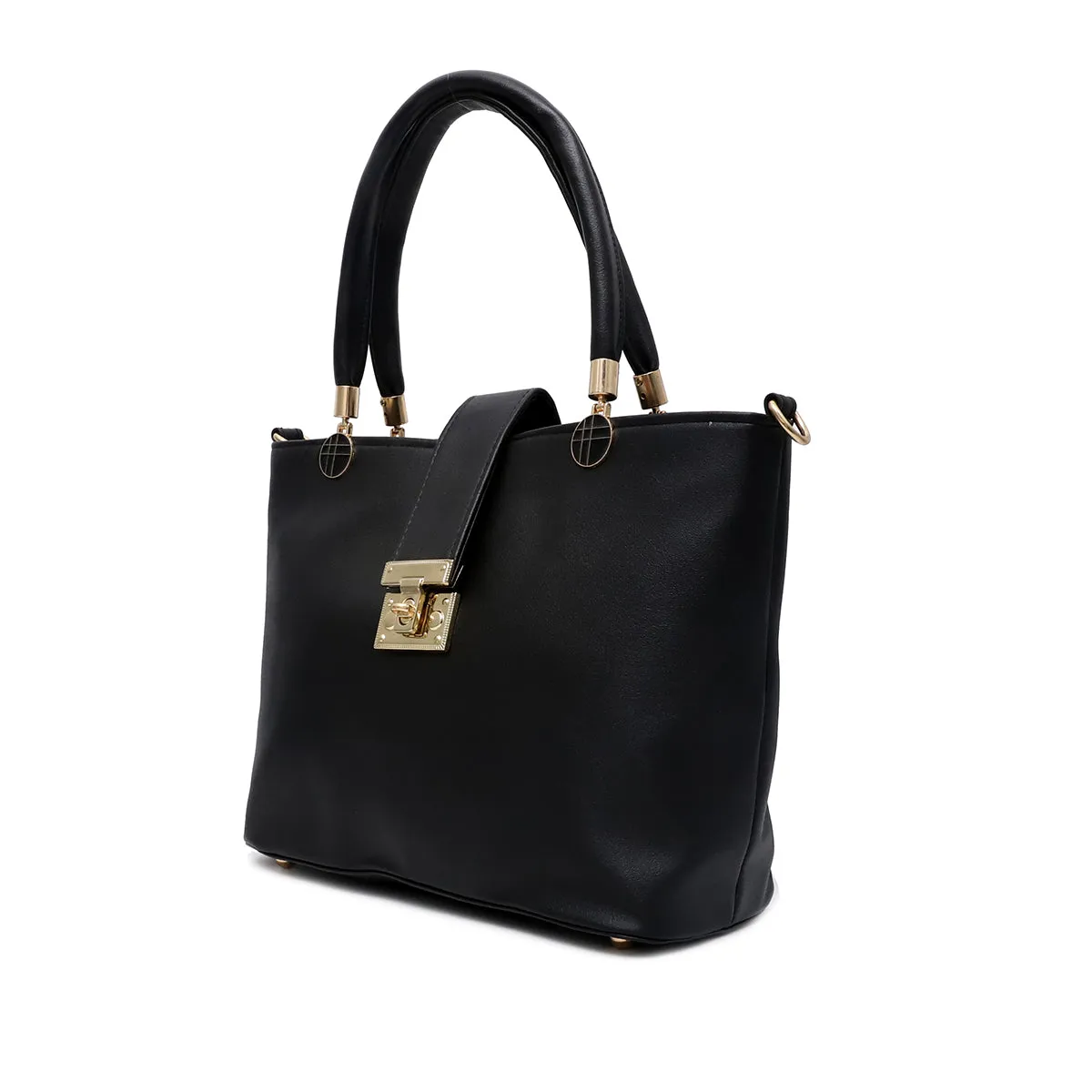 Black Casual Hand Bag P00P01328