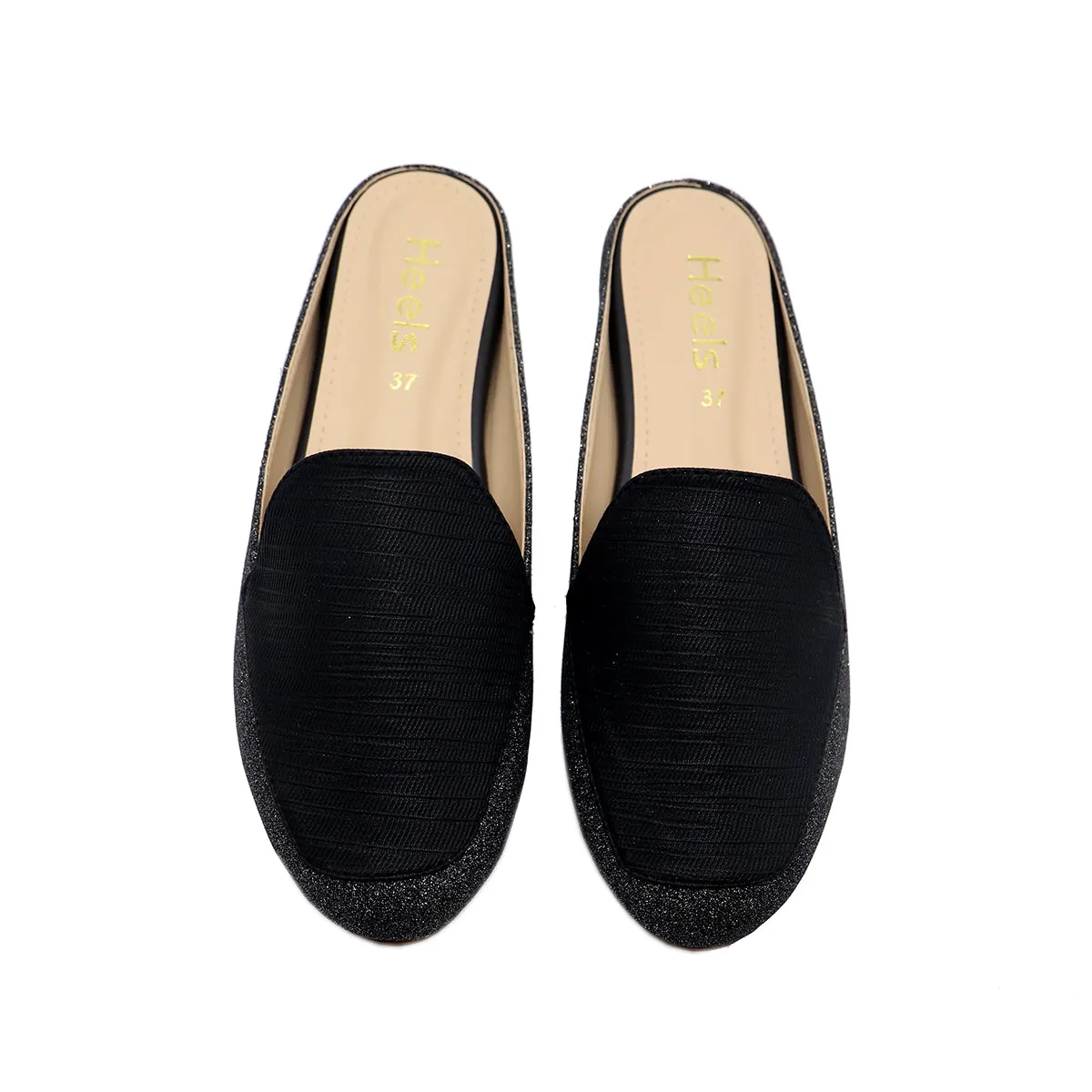 Black Casual Mule 012036