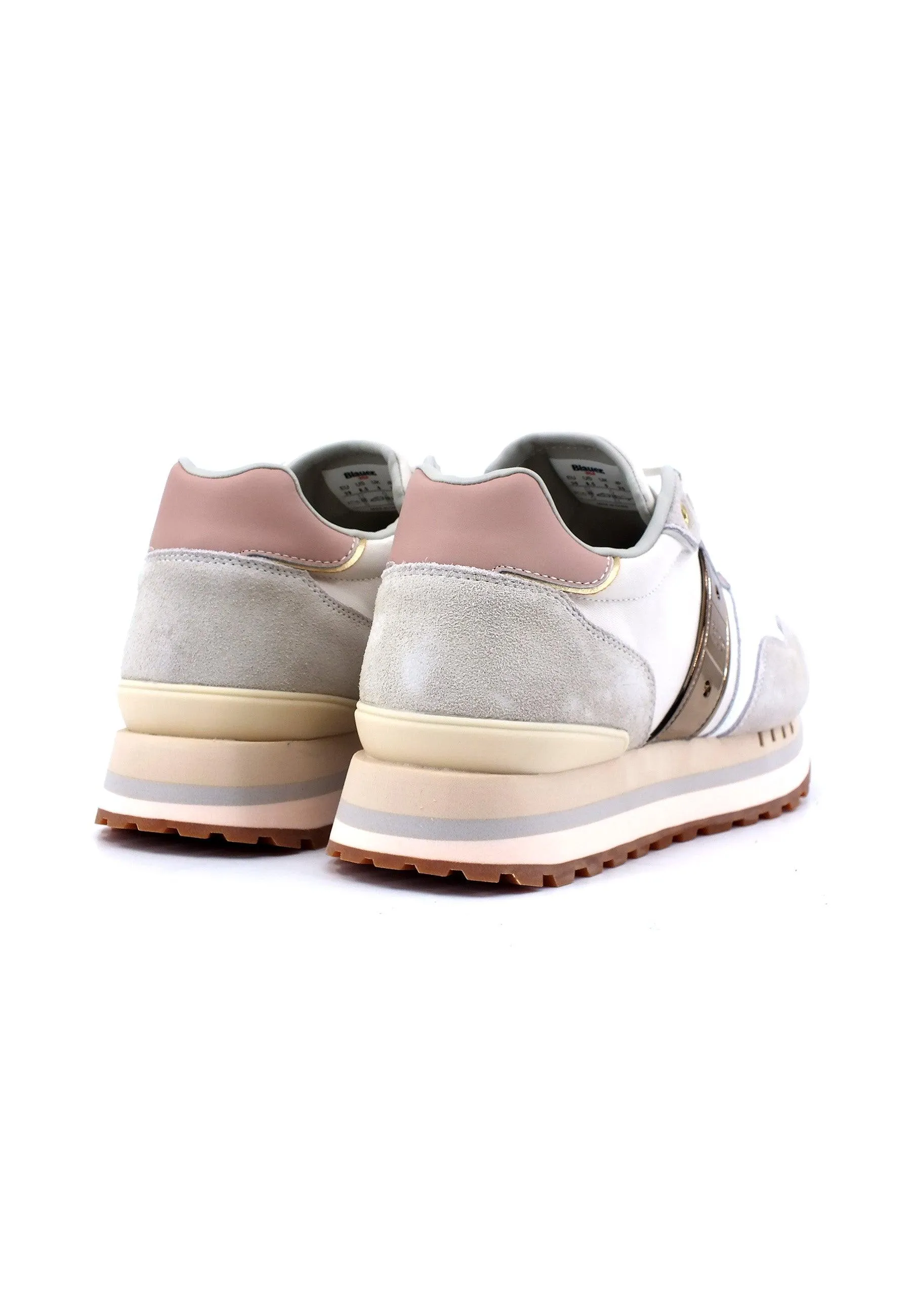 BLAUER Epss01 Sneaker Donna White Nude F3EPPS01