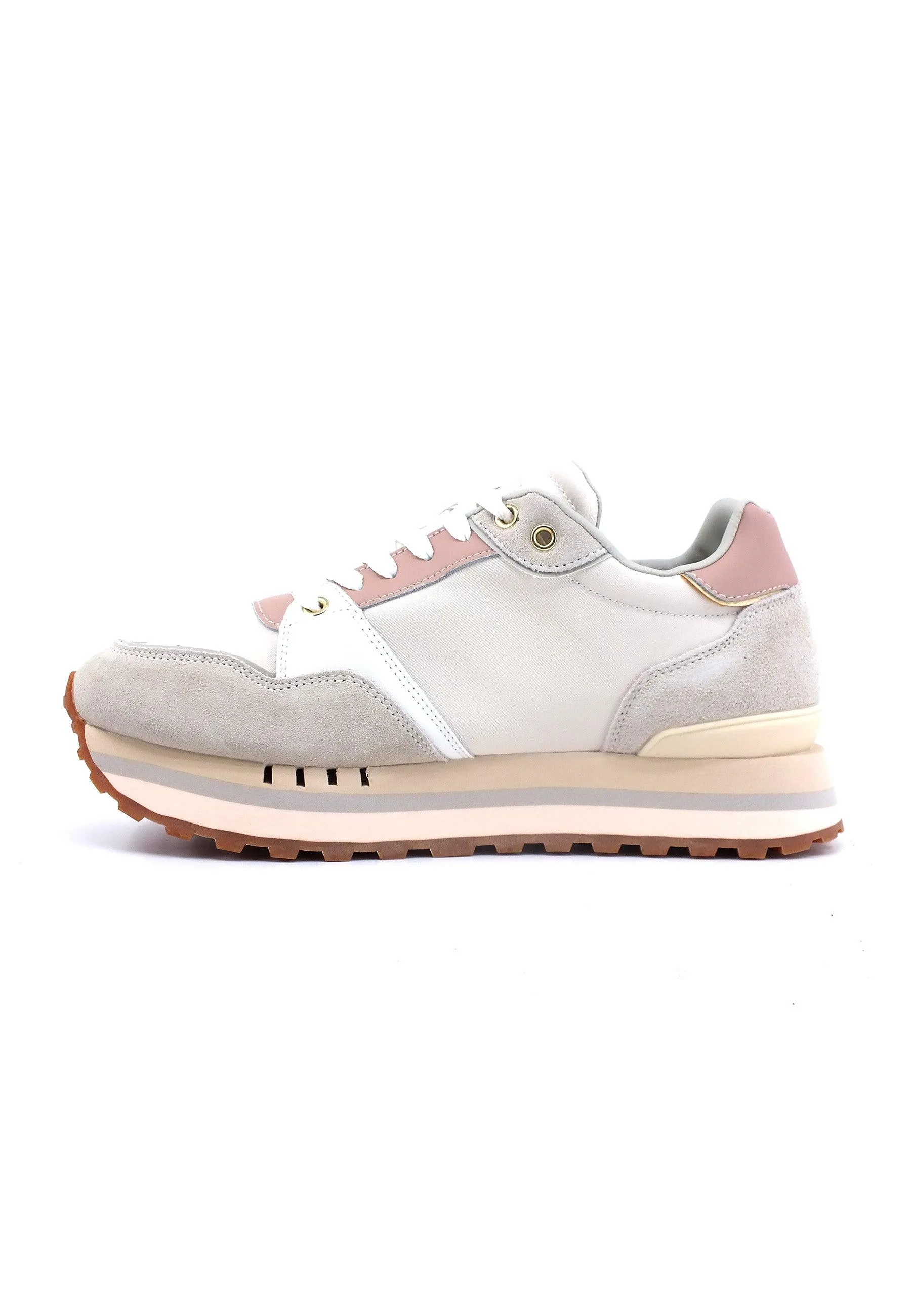 BLAUER Epss01 Sneaker Donna White Nude F3EPPS01