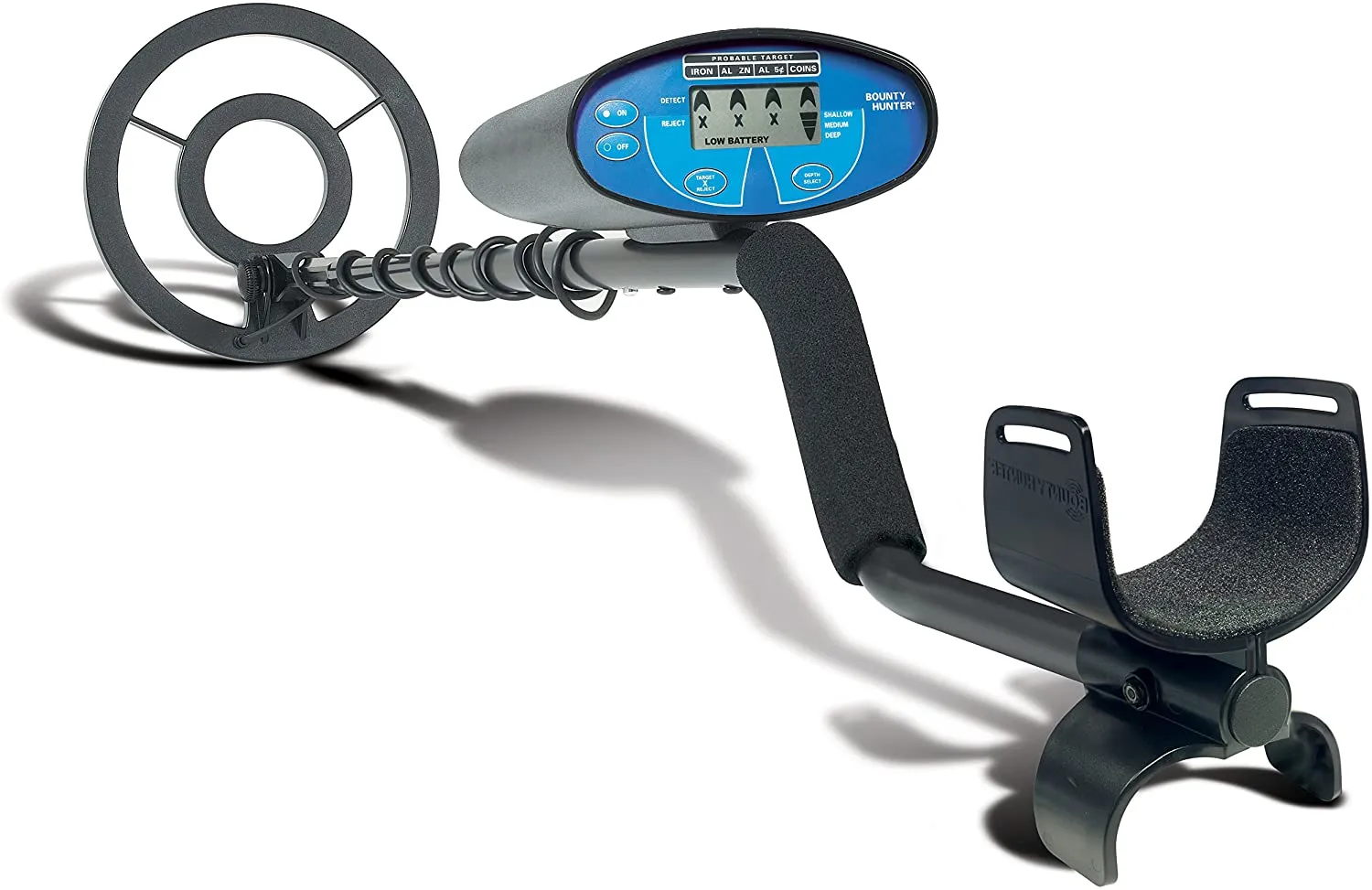 Bounty Hunter QSI Quick Silver Metal Detector, Black