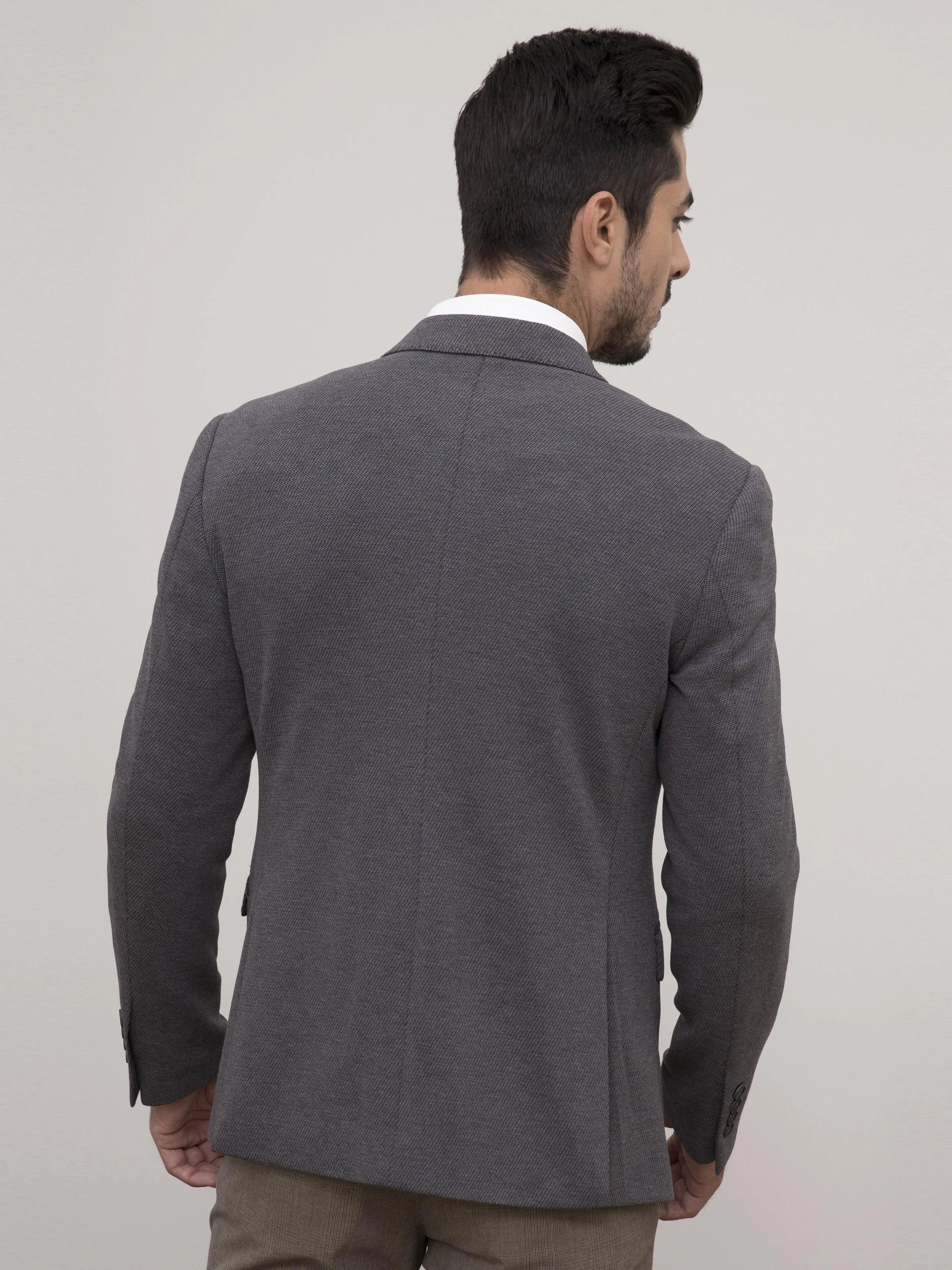 CASUAL COAT SLIM FIT GREY