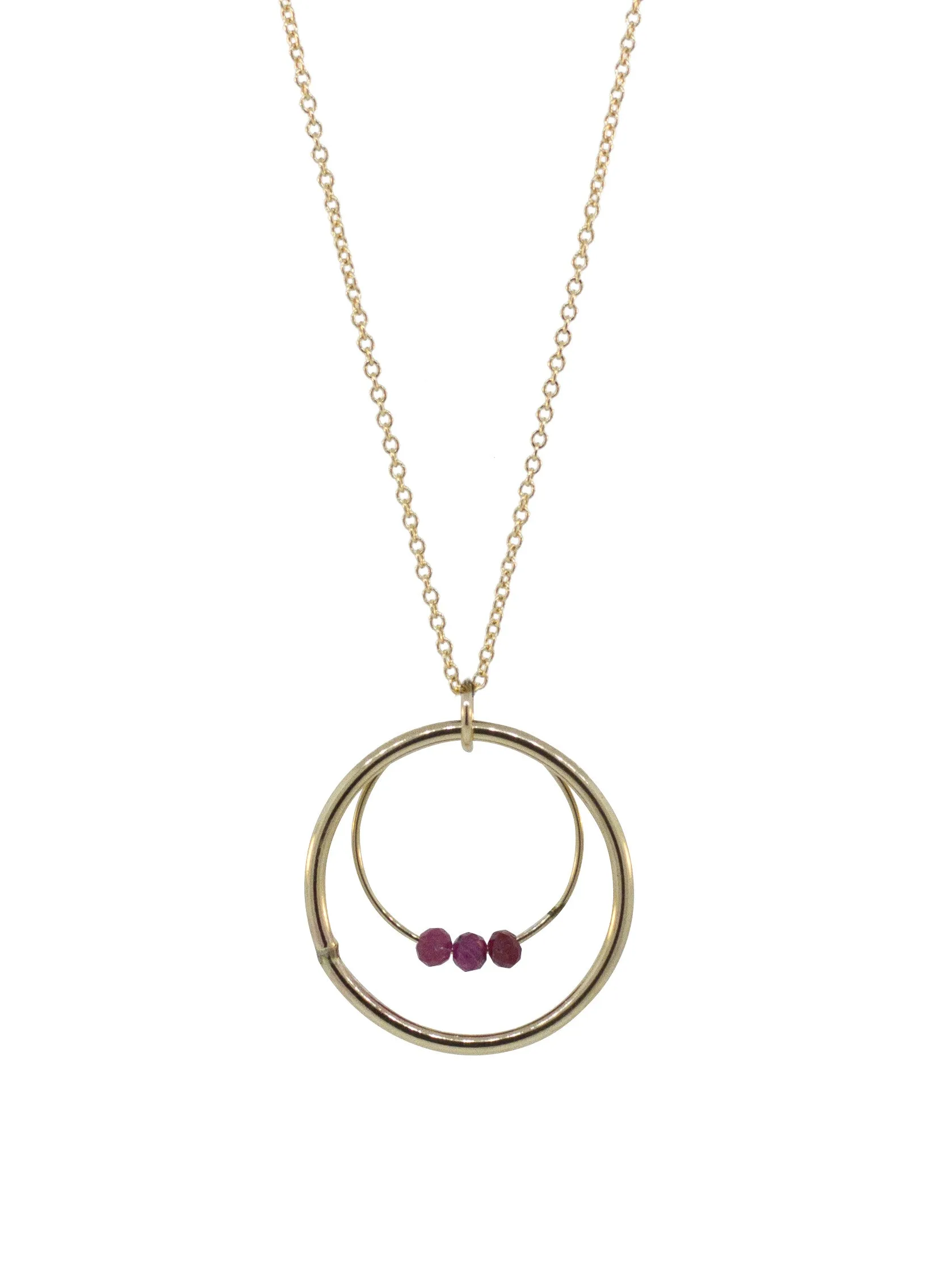 Circuit Necklace - Round