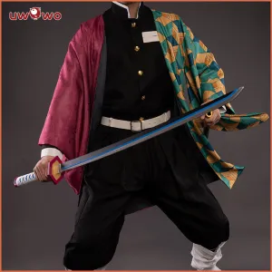 【Clearance】[Last Batch]Uwowo Anime Tomioka Giyuu Cosplay Costume Uniform Plus Size Cosplay