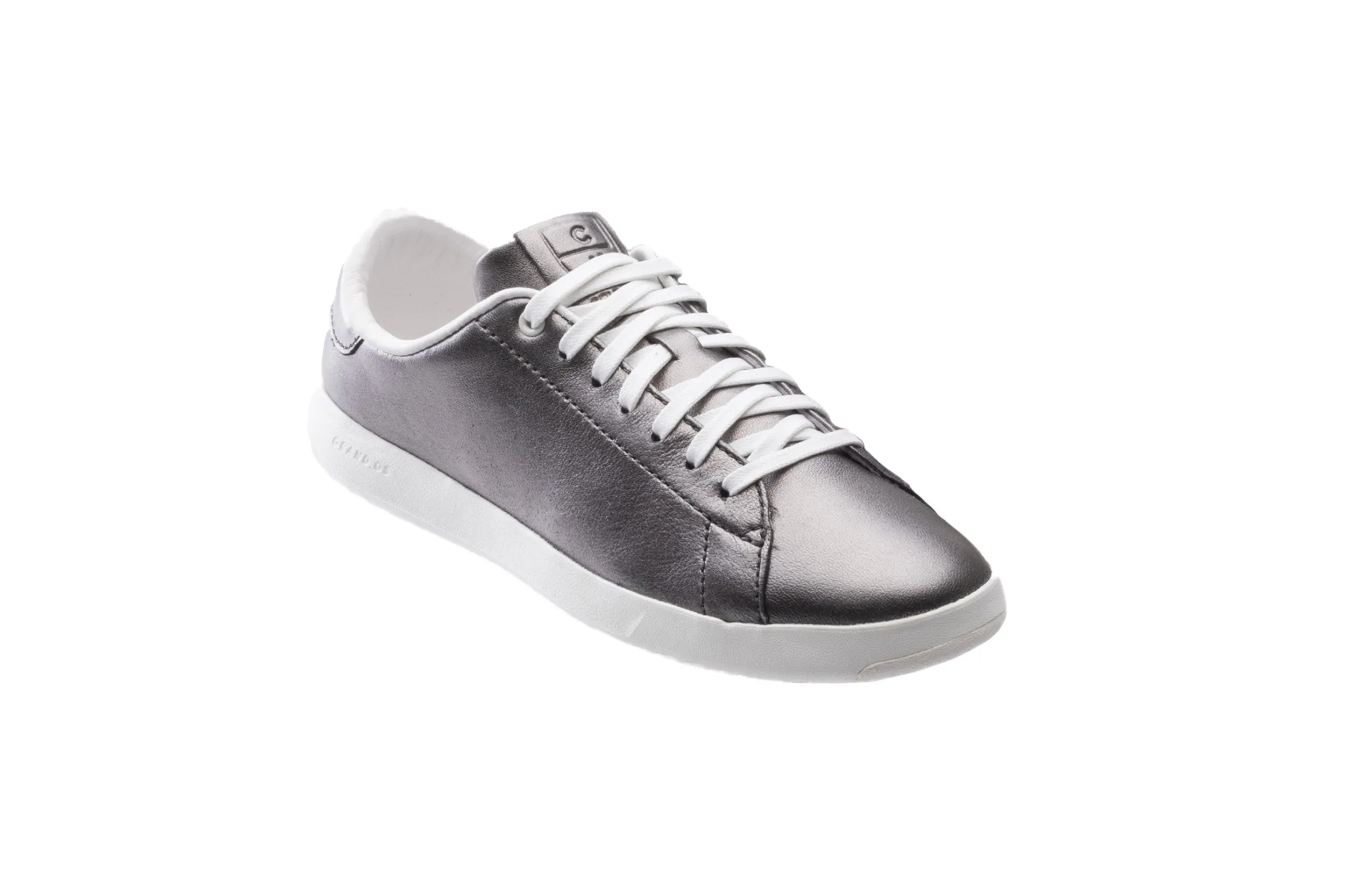 Cole Haan Womens GrandPro Tennis Metallic Lace Up Trainer