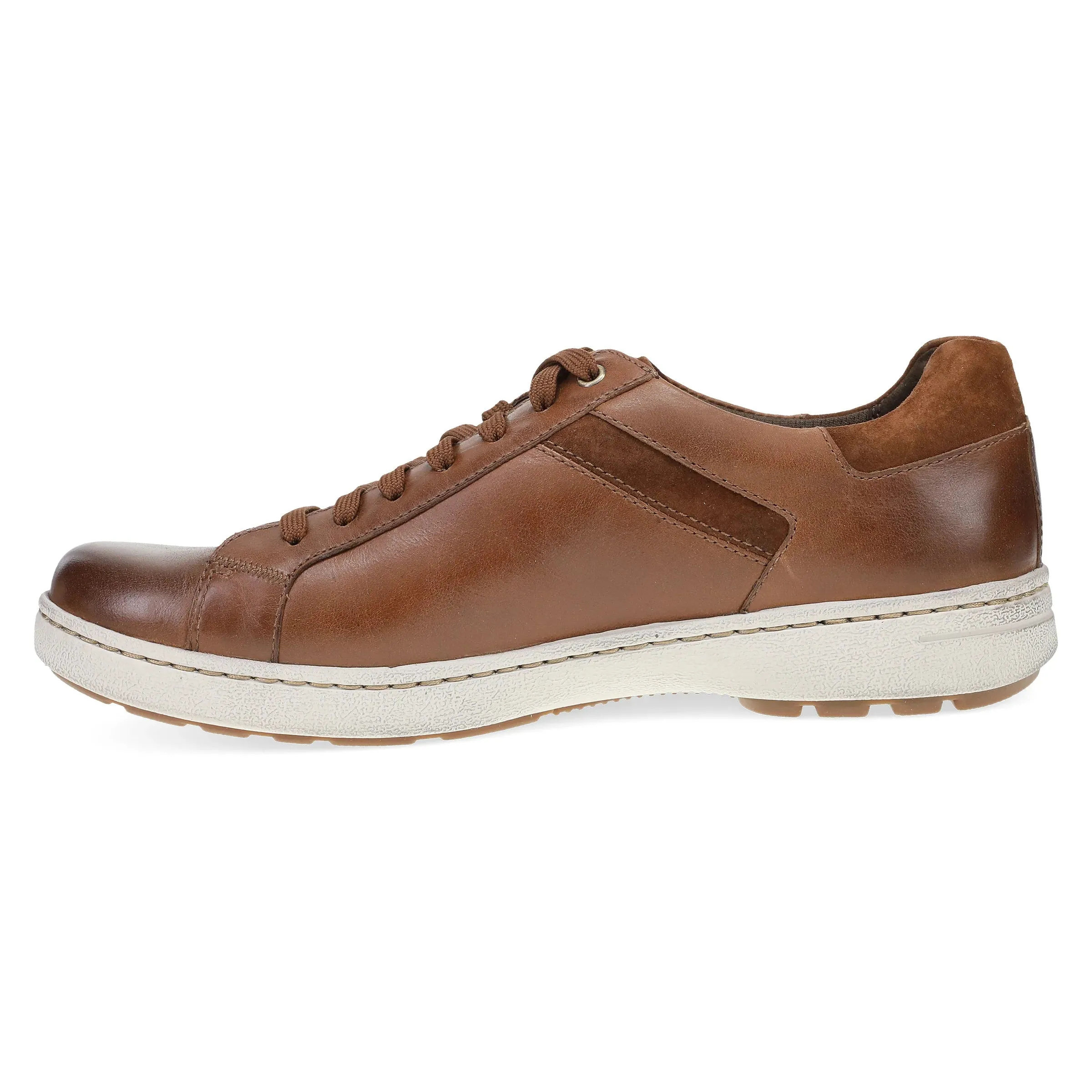 Mens Stylish Tan Leather Dansko Trevor Sneaker - Comfortable and Supportive Casual Footwear