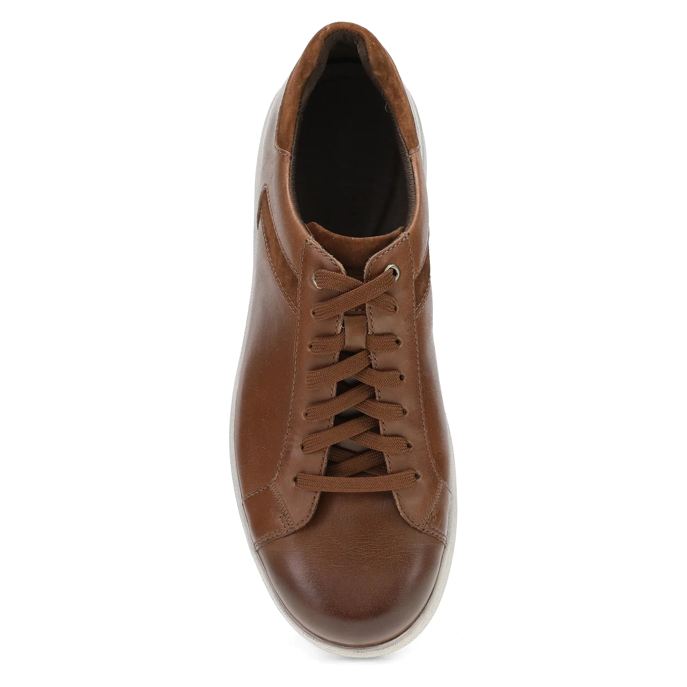 Mens Stylish Tan Leather Dansko Trevor Sneaker - Comfortable and Supportive Casual Footwear