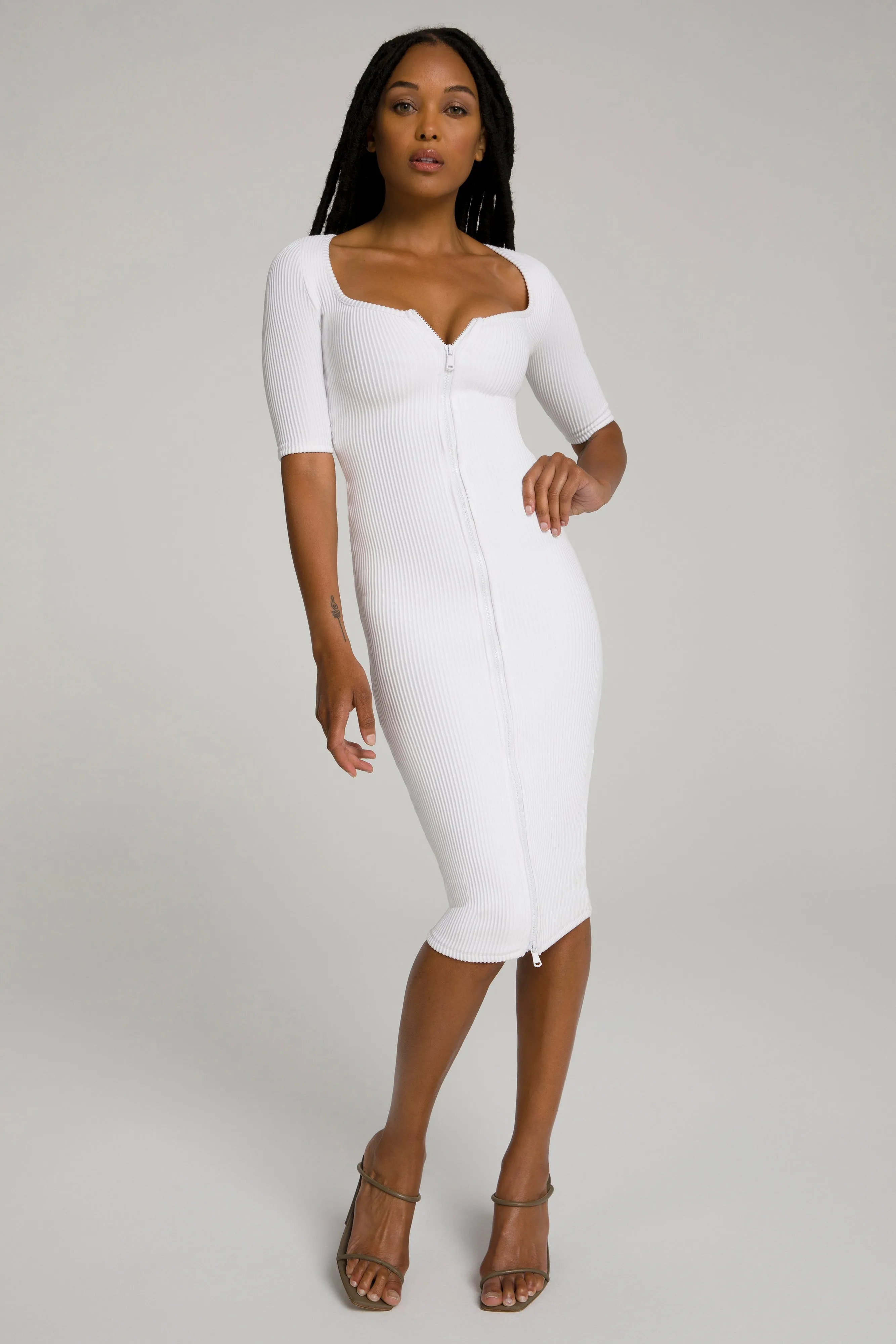 DRAMATIC ZIP MIDI | WHITE001