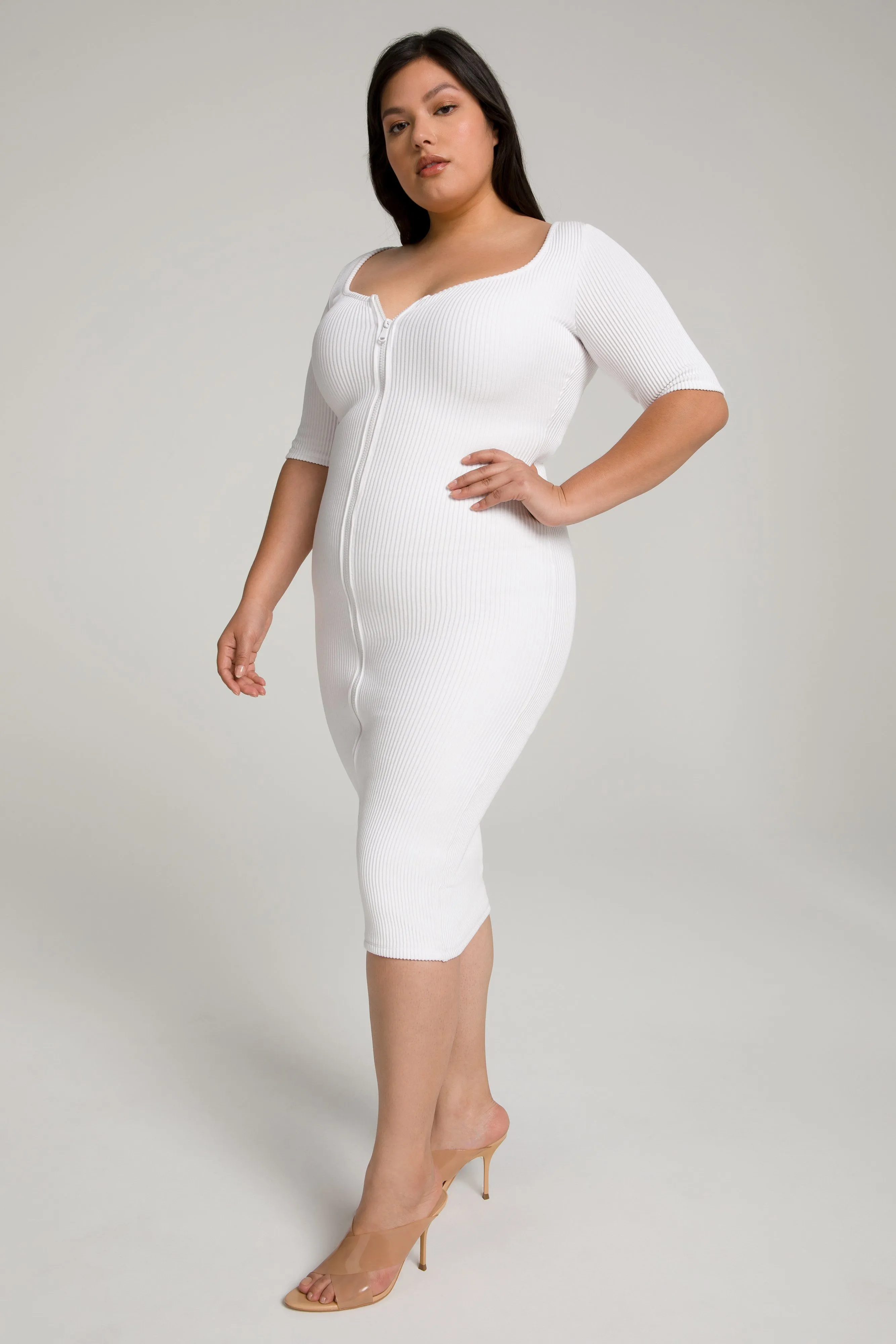 DRAMATIC ZIP MIDI | WHITE001