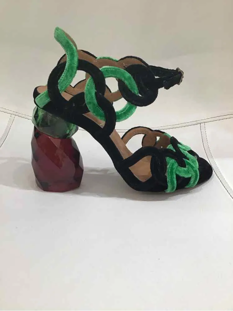 Dries Van Noten Green Size 36.5 Shoes