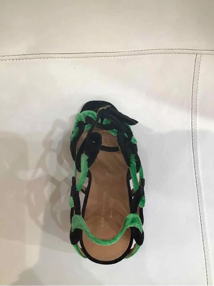 Dries Van Noten Green Size 36.5 Shoes