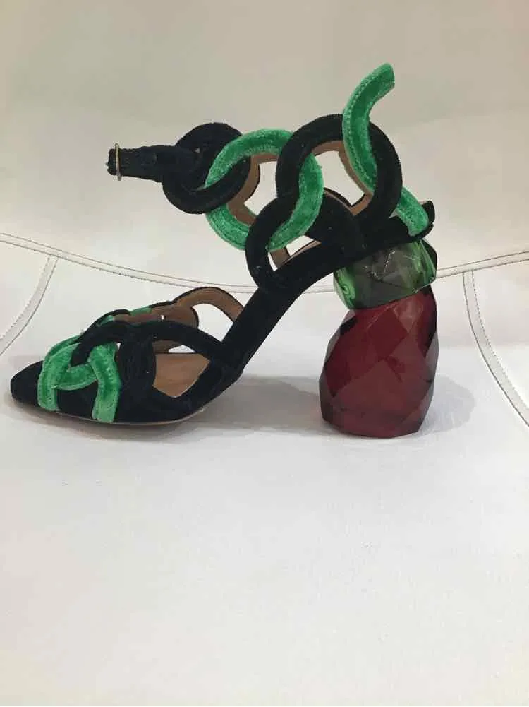 Dries Van Noten Green Size 36.5 Shoes