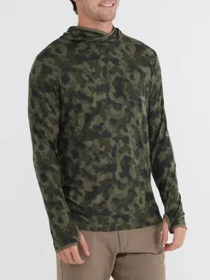 Free Fly Men's Bamboo Lightweight Hoodie / Vintage Camo