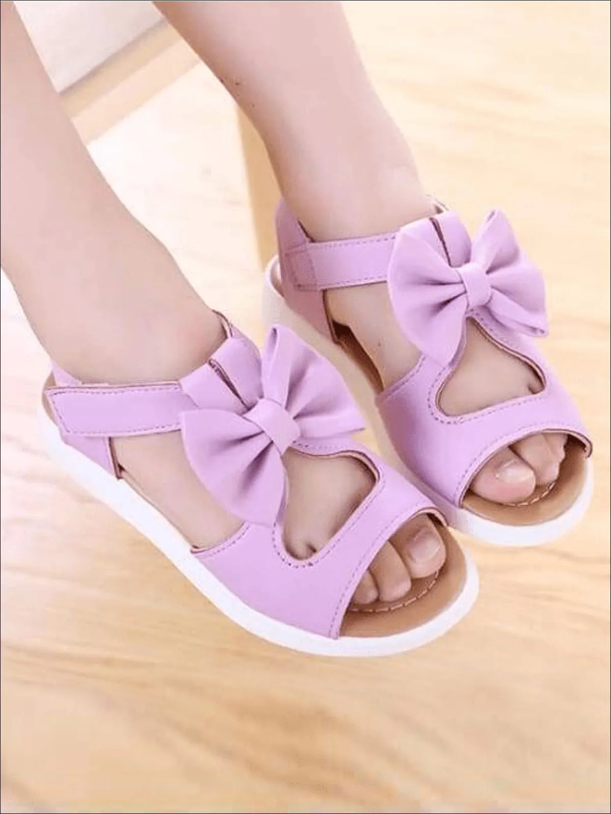 Girls Summer Bow Tie Sandals By Liv and Mia