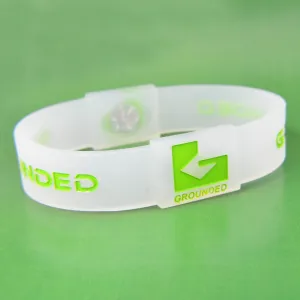 Grounded Energetic Wristband (Translucent/Green)