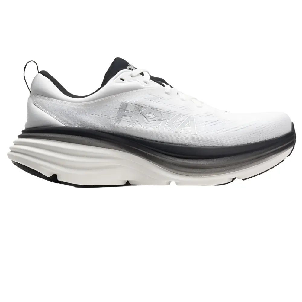 Hoka Men's Bondi 8 White / Black