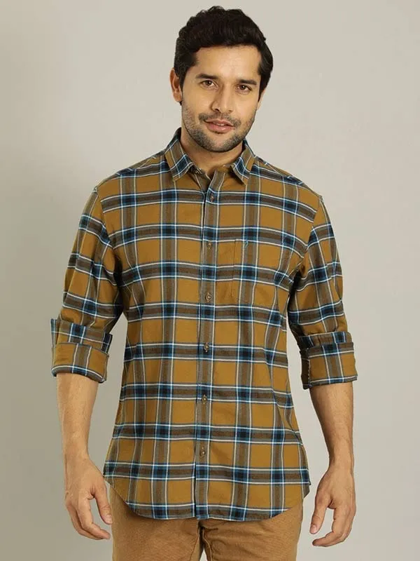 Men Checked Full Sleeve Cotton Shirt