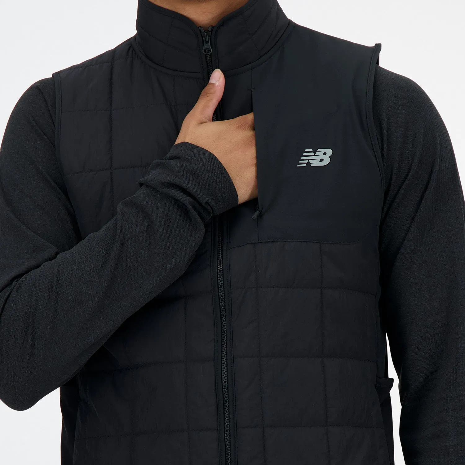 MEN'S ATHLETICS HEAT LAYER VEST - BLACK