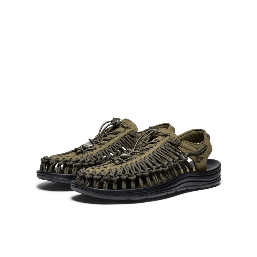 Men's UNEEK Sneaker  |  Dark Olive/Black