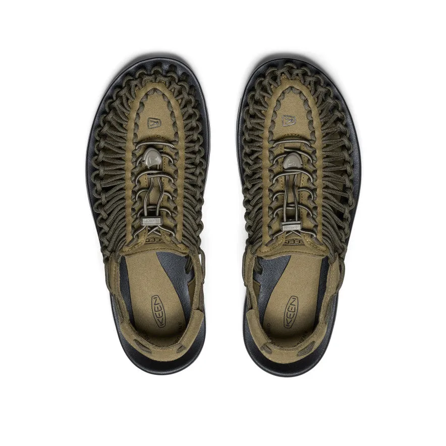 Men's UNEEK Sneaker  |  Dark Olive/Black