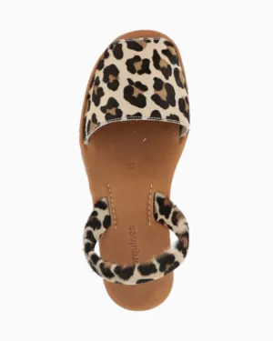 Minorquines Avarca Sandals | Leopard Print