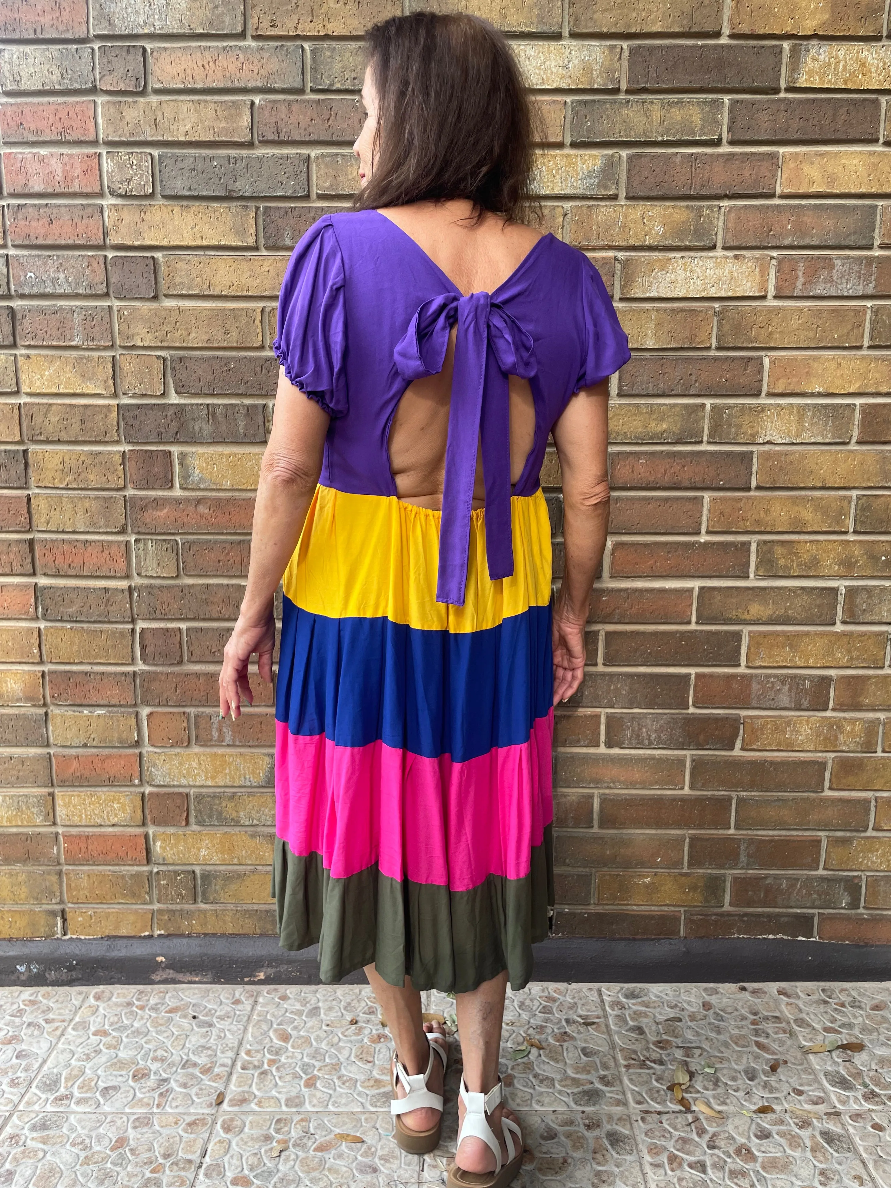 Multicolor Chiapas  dress