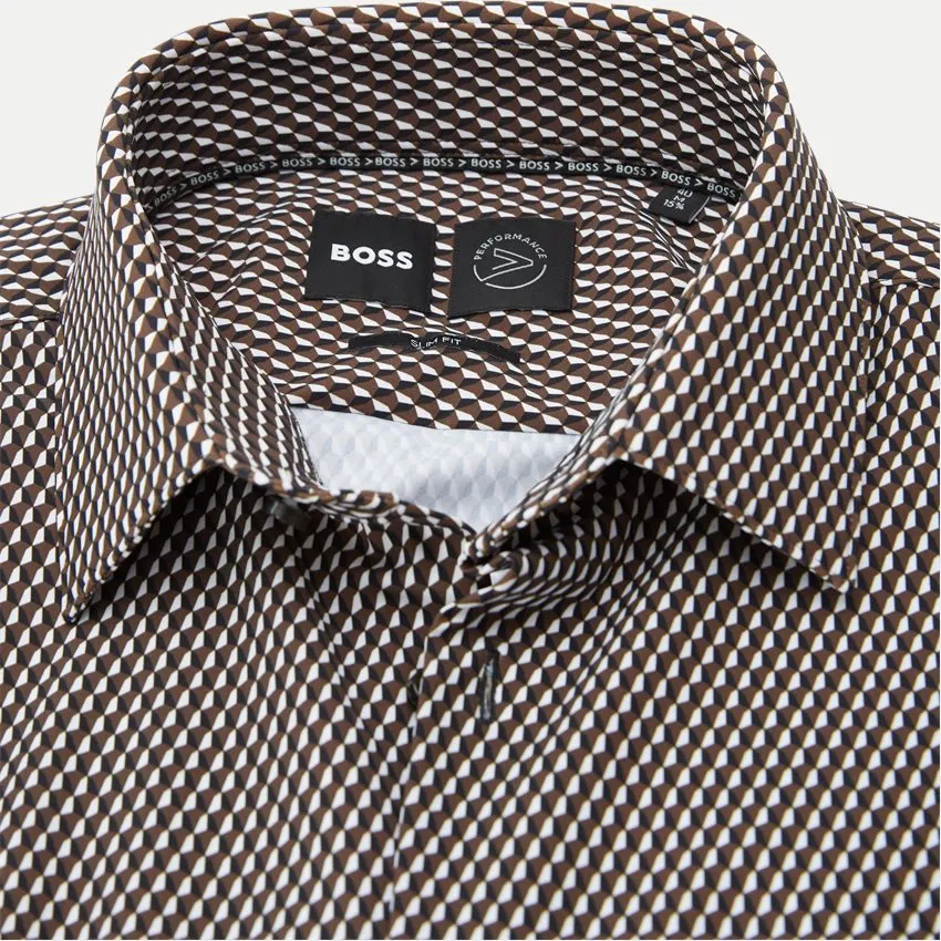 P-Hank Slim-Fit Shirt in Printed Performance-Stretch Fabric 50503091