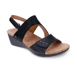 Revere Women's Grenada Sandal Black