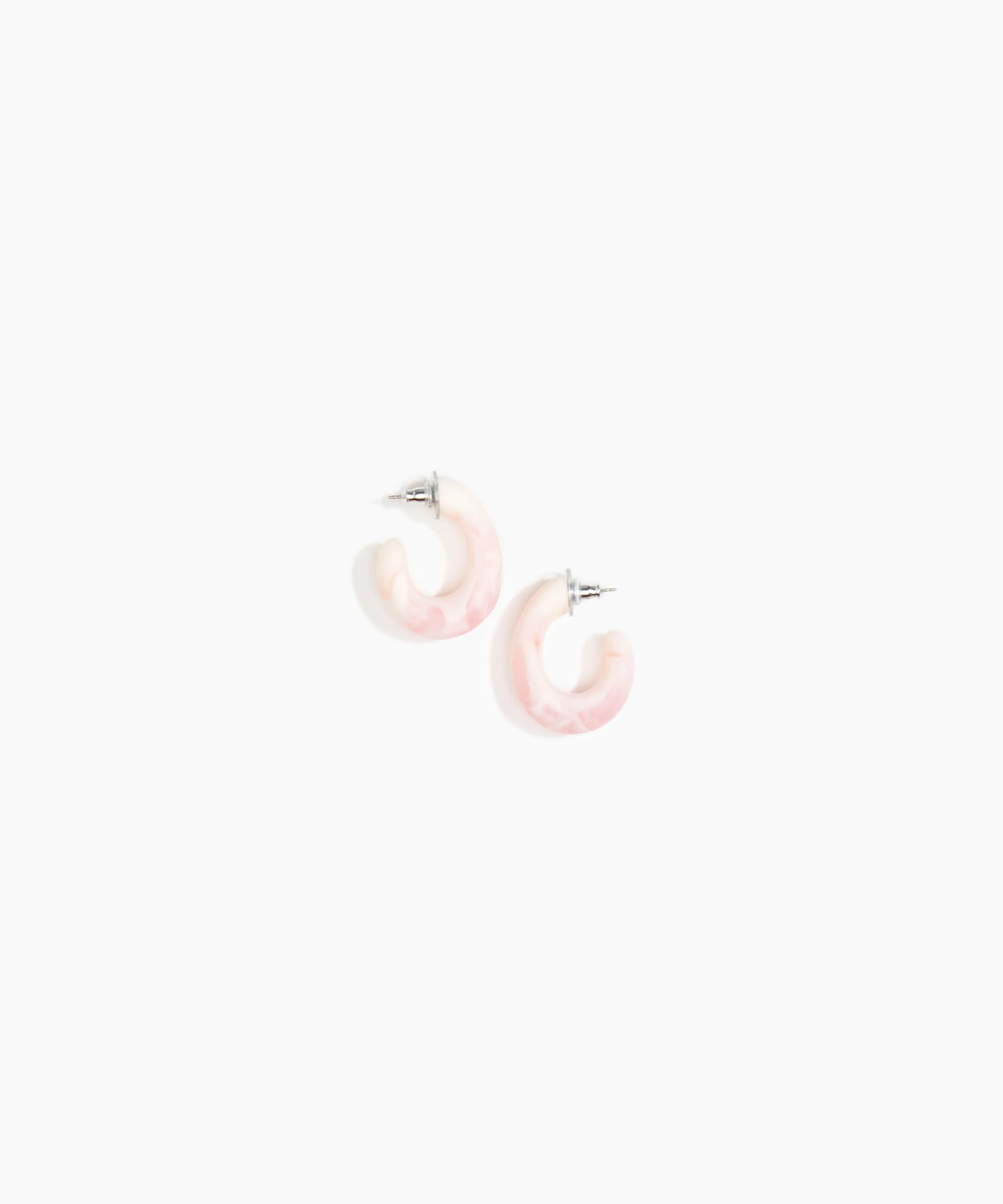 Small Pebble Loop Earrings