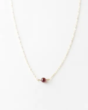 Solo Gemstone Necklace