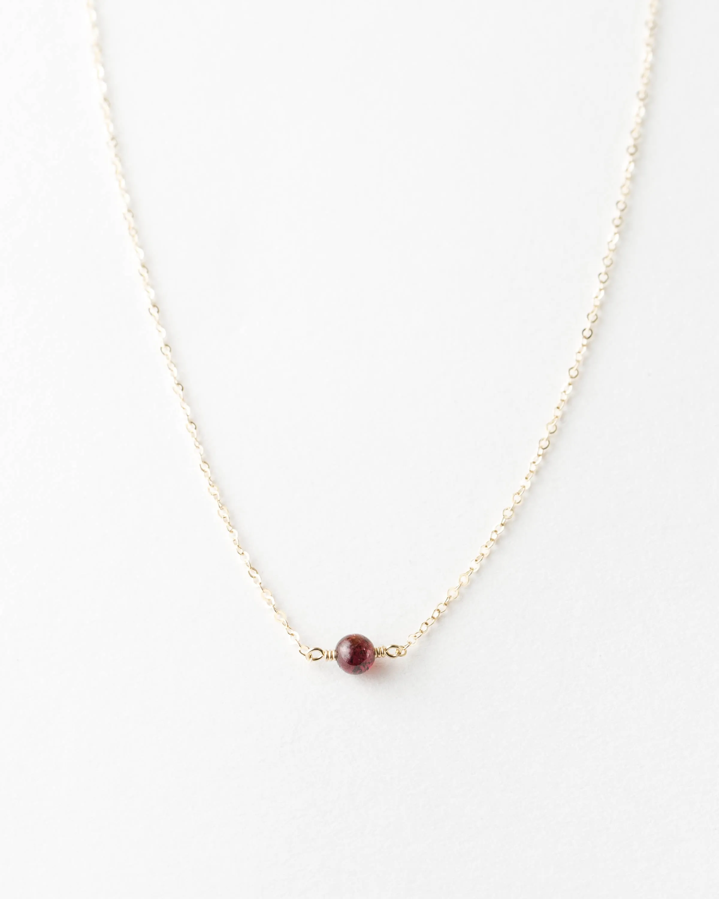 Solo Gemstone Necklace