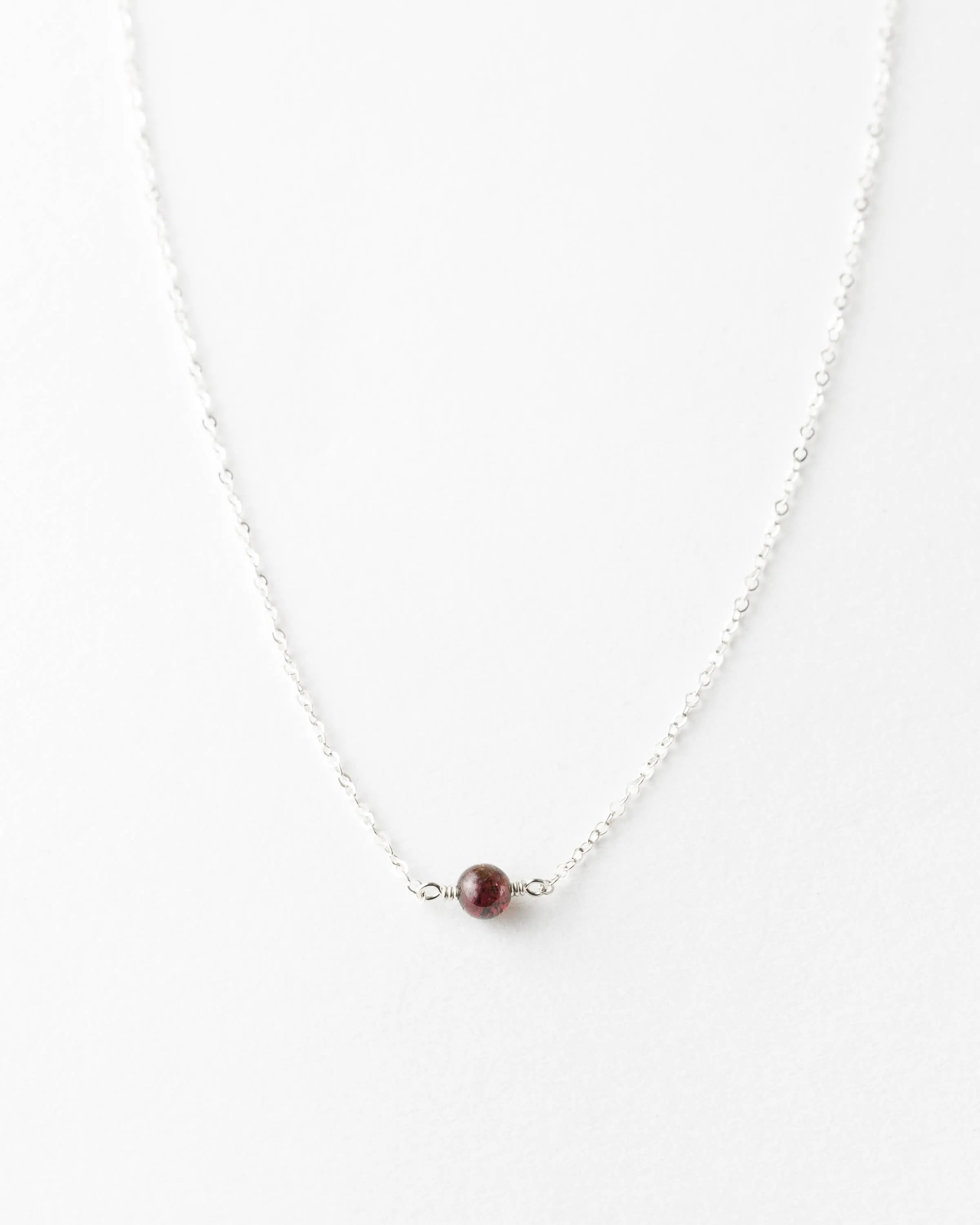 Solo Gemstone Necklace