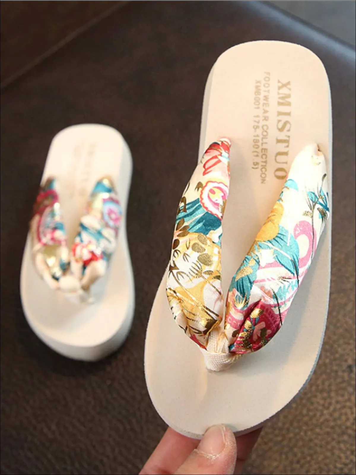 Tropical Themed Sandals By Liv and Mia