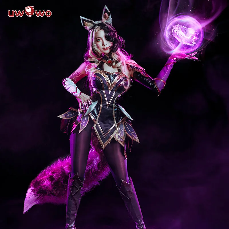 Uwowo Game League of Legends Coven Ahri Halloween Cosplay Costume