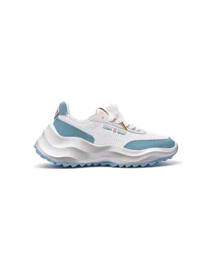 Womens Atlantis White & Powder Blue Sneaker